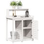 Mesa plantación con estantes madera pino blanco 82,5x50x109,5cm en Soportes para macetas | Comprar online en Foru.es