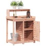 Mesa de plantación con estantes madera Douglas 82,5x50x109,5 cm en Soportes para macetas | Comprar online en Foru.es