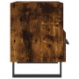 Mesita noche 2 uds madera ingeniería roble ahumado 40x35x47,5cm de vidaXL, Mesitas de noche - Ref: Foro24-827495, Precio: 62,...