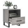 Mesitas noche 2 uds madera ingeniería gris Sonoma 40x35x47,5 cm de vidaXL, Mesitas de noche - Ref: Foro24-827497, Precio: 87,...
