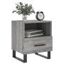 Mesitas noche 2 uds madera ingeniería gris Sonoma 40x35x47,5 cm de vidaXL, Mesitas de noche - Ref: Foro24-827497, Precio: 87,...