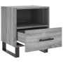 Mesitas noche 2 uds madera ingeniería gris Sonoma 40x35x47,5 cm de vidaXL, Mesitas de noche - Ref: Foro24-827497, Precio: 87,...