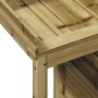 Mesa plantación con estantes madera impregnada 82,5x50x109,5 cm en Soportes para macetas | Comprar online en Foru.es