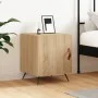Mesita de noche madera de ingeniería roble Sonoma 40x40x50 cm de vidaXL, Mesitas de noche - Ref: Foro24-827506, Precio: 38,64...