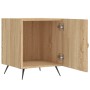 Mesita de noche madera de ingeniería roble Sonoma 40x40x50 cm de vidaXL, Mesitas de noche - Ref: Foro24-827506, Precio: 39,11...