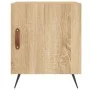 Mesita de noche madera de ingeniería roble Sonoma 40x40x50 cm de vidaXL, Mesitas de noche - Ref: Foro24-827506, Precio: 38,64...