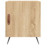 Mesita de noche madera de ingeniería roble Sonoma 40x40x50 cm de vidaXL, Mesitas de noche - Ref: Foro24-827506, Precio: 39,11...