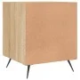 Mesita de noche madera de ingeniería roble Sonoma 40x40x50 cm de vidaXL, Mesitas de noche - Ref: Foro24-827506, Precio: 38,64...