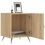 Mesita de noche madera de ingeniería roble Sonoma 40x40x50 cm de vidaXL, Mesitas de noche - Ref: Foro24-827506, Precio: 38,64...