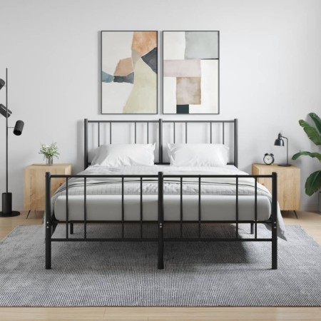 Mesitas noche 2 uds madera ingeniería roble Sonoma 40x40x50 cm de vidaXL, Mesitas de noche - Ref: Foro24-827507, Precio: 48,5...