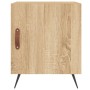 Mesitas noche 2 uds madera ingeniería roble Sonoma 40x40x50 cm de vidaXL, Mesitas de noche - Ref: Foro24-827507, Precio: 48,5...