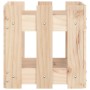 Jardinera con diseño de valla madera maciza de pino 30x30x30 cm en Macetas y jardineras | Comprar online en Foru.es