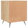 Mesitas noche 2 uds madera ingeniería roble Sonoma 40x40x50 cm de vidaXL, Mesitas de noche - Ref: Foro24-827507, Precio: 48,5...