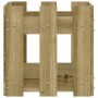 Jardinera diseño de valla madera de pino impregnada 30x30x30 cm en Macetas y jardineras | Comprar online en Foru.es