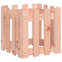 Jardinera con diseño de valla madera maciza Douglas 40x40x40 cm en Macetas y jardineras | Comprar online en Foru.es