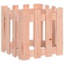 Jardinera con diseño de valla madera maciza Douglas 40x40x40 cm en Macetas y jardineras | Comprar online en Foru.es