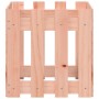 Jardinera con diseño de valla madera maciza Douglas 40x40x40 cm en Macetas y jardineras | Comprar online en Foru.es