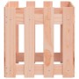 Jardinera con diseño de valla madera maciza Douglas 40x40x40 cm en Macetas y jardineras | Comprar online en Foru.es