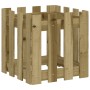 Jardinera diseño de valla madera de pino impregnada 40x40x40 cm en Macetas y jardineras | Comprar online en Foru.es
