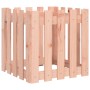 Jardinera con diseño de valla madera maciza Douglas 50x50x50 cm en Macetas y jardineras | Comprar online en Foru.es