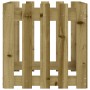 Jardinera diseño de valla madera de pino impregnada 50x50x50 cm en Macetas y jardineras | Comprar online en Foru.es