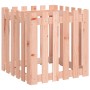 Jardinera con diseño de valla madera maciza Douglas 60x60x60 cm en Macetas y jardineras | Comprar online en Foru.es