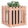 Jardinera con diseño de valla madera maciza Douglas 60x60x60 cm en Macetas y jardineras | Comprar online en Foru.es