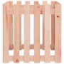 Jardinera con diseño de valla madera maciza Douglas 60x60x60 cm en Macetas y jardineras | Comprar online en Foru.es