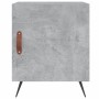 Mesita de noche madera de ingeniería gris hormigón 40x40x50 cm de vidaXL, Mesitas de noche - Ref: Foro24-827508, Precio: 32,2...