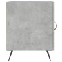 Mesita de noche madera de ingeniería gris hormigón 40x40x50 cm de vidaXL, Mesitas de noche - Ref: Foro24-827508, Precio: 32,2...