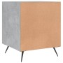 Mesita de noche madera de ingeniería gris hormigón 40x40x50 cm de vidaXL, Mesitas de noche - Ref: Foro24-827508, Precio: 32,2...