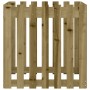 Jardinera diseño de valla madera de pino impregnada 70x70x70 cm en Macetas y jardineras | Comprar online en Foru.es