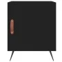 Mesita de noche madera de ingeniería negro 40x40x50 cm de vidaXL, Mesitas de noche - Ref: Foro24-827502, Precio: 41,97 €, Des...