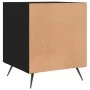 Mesita de noche madera de ingeniería negro 40x40x50 cm de vidaXL, Mesitas de noche - Ref: Foro24-827502, Precio: 41,97 €, Des...