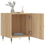 Mesitas noche 2 uds madera ingeniería roble Sonoma 40x40x50 cm de vidaXL, Mesitas de noche - Ref: Foro24-827523, Precio: 64,0...