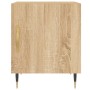 Mesitas noche 2 uds madera ingeniería roble Sonoma 40x40x50 cm de vidaXL, Mesitas de noche - Ref: Foro24-827523, Precio: 64,0...