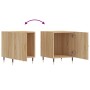 Mesitas noche 2 uds madera ingeniería roble Sonoma 40x40x50 cm de vidaXL, Mesitas de noche - Ref: Foro24-827523, Precio: 64,0...