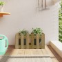 Jardinera diseño de valla madera de pino impregnada 60x30x30 cm en Macetas y jardineras | Comprar online en Foru.es