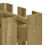 Jardinera diseño de valla madera de pino impregnada 60x30x30 cm en Macetas y jardineras | Comprar online en Foru.es