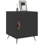 Mesitas de noche 2 uds madera de ingeniería negro 40x40x50 cm de vidaXL, Mesitas de noche - Ref: Foro24-827503, Precio: 50,14...