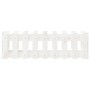 Arriate elevado jardín con valla madera pino blanco 100x30x30cm en Macetas y jardineras | Comprar online en Foru.es