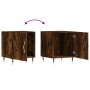 Mesitas noche 2 uds madera ingeniería roble ahumado 40x40x50 cm de vidaXL, Mesitas de noche - Ref: Foro24-827527, Precio: 47,...