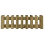 Arriate elevado jardín valla madera impregnada pino 100x30x30cm en Macetas y jardineras | Comprar online en Foru.es