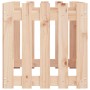 Arriate elevado jardín con valla madera maciza pino 100x50x50cm en Macetas y jardineras | Comprar online en Foru.es