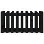 Arriate elevado jardín con valla madera pino negro 100x50x50cm en Macetas y jardineras | Comprar online en Foru.es