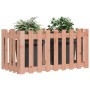 Arriate elevado jardín valla madera maciza Douglas 100x50x50 cm en Macetas y jardineras | Comprar online en Foru.es