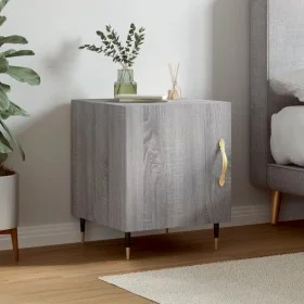Sonoma Nachttisch aus grauem Holzwerkstoff 40x40x50 cm von vidaXL, Nachttische - Ref: Foro24-827528, Preis: 37,89 €, Rabatt: %
