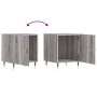 Mesita de noche madera de ingeniería gris Sonoma 40x40x50 cm de vidaXL, Mesitas de noche - Ref: Foro24-827528, Precio: 38,37 ...