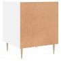 Mesitas de noche 2 uds madera de ingeniería blanco 40x40x50 cm de vidaXL, Mesitas de noche - Ref: Foro24-827533, Precio: 66,7...