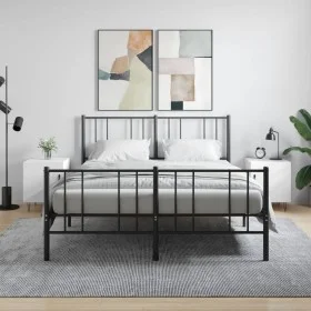 Nachttische 2 Stk. Holzwerkstoff weiß 40x40x50 cm von vidaXL, Nachttische - Ref: Foro24-827549, Preis: 46,94 €, Rabatt: %